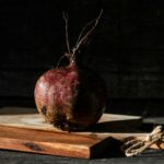 Свежая свёкла после уборки